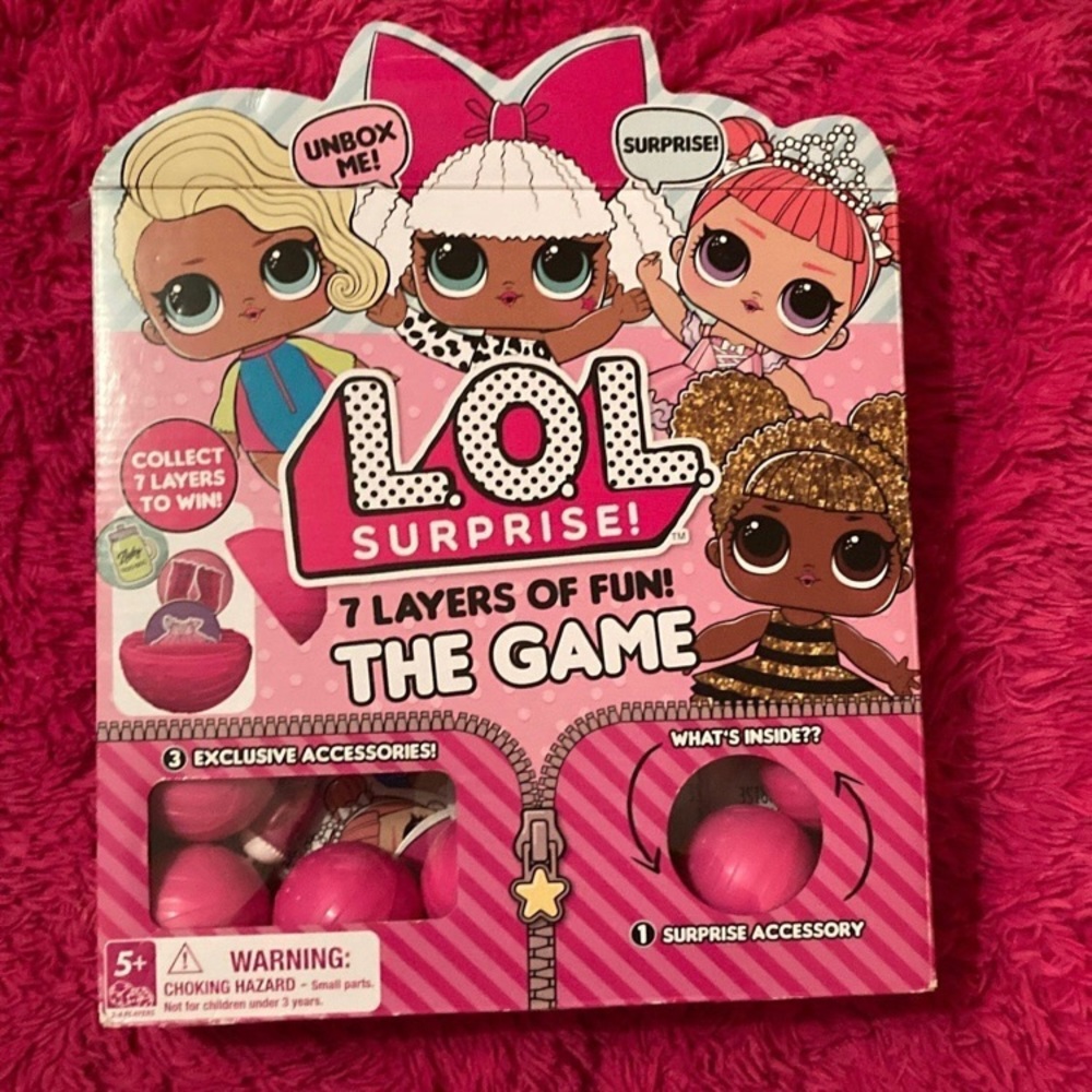 LOL! Surprise 7 Layers of Fun Board Game